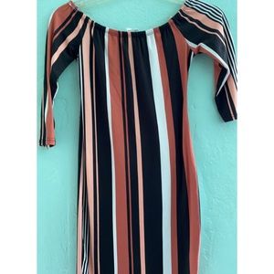 Fall colors long dress